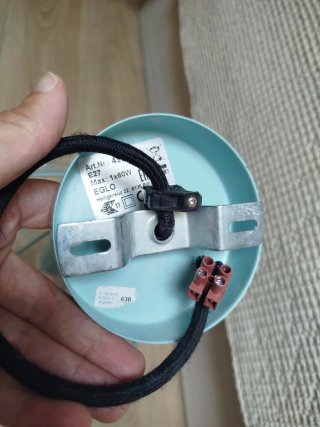Lámpara de techo jaula diamante