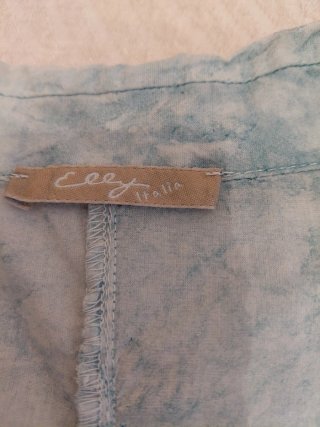 Americana mujer verano azul y blanco