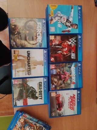 Pack Juegos PS4/PS5: FIFA 17, NBA 2K18, Minecraft