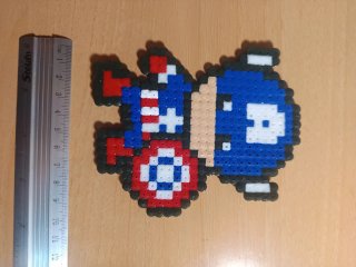 Figura HamaBeads Capitán América Precio negociable