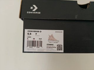 Converse Run Star Hike Hi Plataforma Talla 38