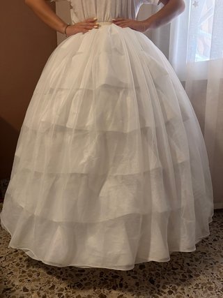 Cancán Fallera Blanco
