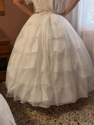 Cancán Fallera Blanco
