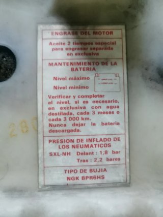 Asiento Peugeot SC80 metròpolis