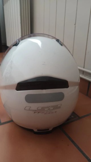 Casco Moto LS2 Blanco talla S