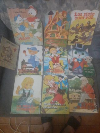 Cuentos infantiles troquelados antiguos