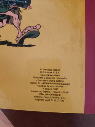 Mortadelo y Filemón. Númer 31. Deportes de Espanto