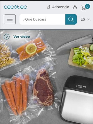 Cecotec Sealvac Steel Envasadora al vacío
