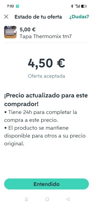 Tapa Thermomix tm6 (cualquier color)