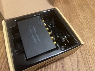 PROZOR Conmutador Audio RCA Bi-Direccional