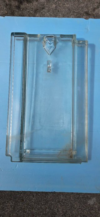Teja de cristal plana alicantina