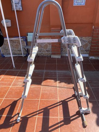 Escalera Piscina Metal/Plástico