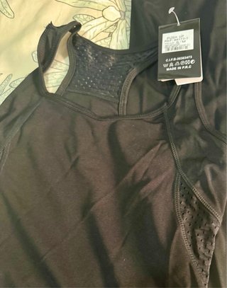 Conjunto Top y Mallas PANDA Negro