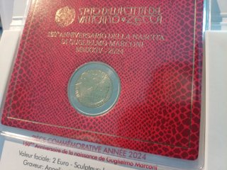 2 Euro Vaticano Marconi 2024