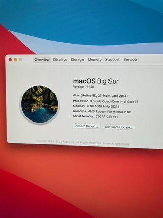 Apple iMac MF886B/A Plata