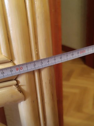 Pack 2 cabeceros mimbre cama 80-90