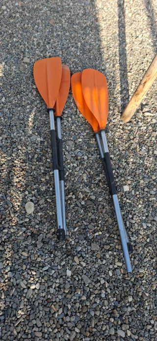 2 Palas de Kayak Naranja