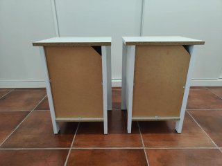 2 Mesitas de noche IKEA Hemnes blancas