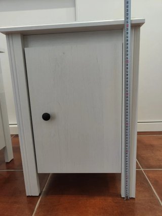 2 Mesitas de noche IKEA Hemnes blancas