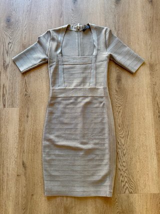 Vestido Marciano Los Angeles champagne