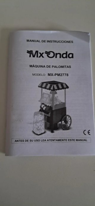 Máquina Palomitas Retro Mx Onda