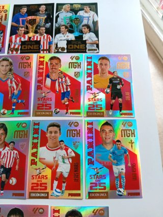 Lote Panini Stars on 25 Edición Única 14 cards