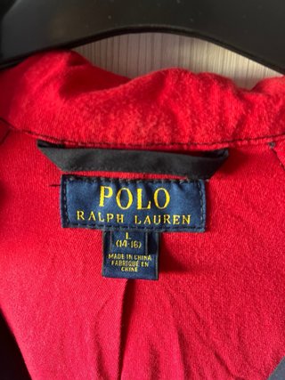 Cortavientos Ralph Lauren Azul y Rojo