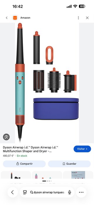 Dyson Airwrap i.d. Multifunción Turquesa