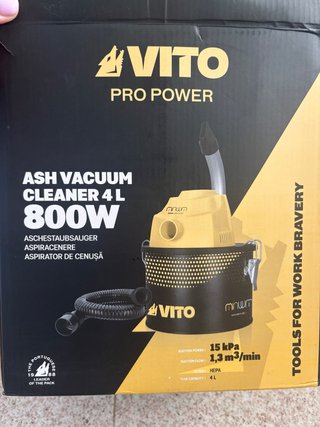 Aspirador cenizas VITO 800W 4L