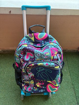 Mochila Totto con diseño divertido.Regalo carrito