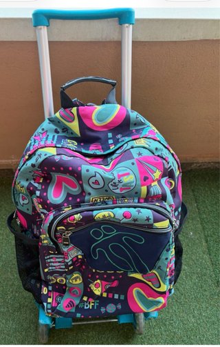 Mochila Totto con diseño divertido.Regalo carrito