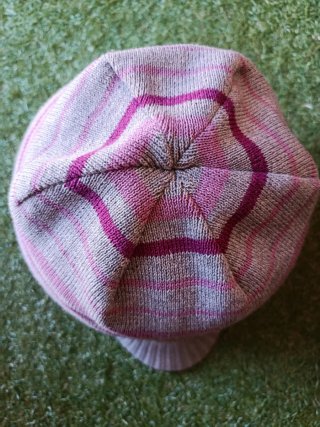Berretto Nike Y2K lana/maglia righe rosa/viola