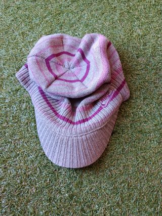 Berretto Nike Y2K lana/maglia righe rosa/viola