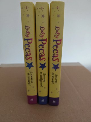 3 libros de Lady pecas