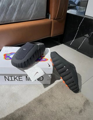 Nike Mind O01 Slide Negro Plata Talla 38