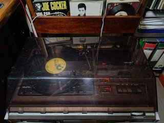 Europhon Quadro-Sound: Giradischi+Radio+Cassette