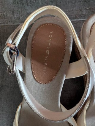 Sandalias Cuña Media Tommy Hilfiger Talla 36
