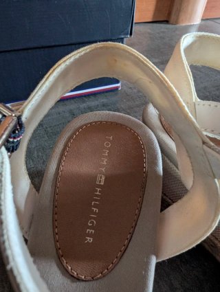 Sandalias Cuña Media Tommy Hilfiger Talla 36