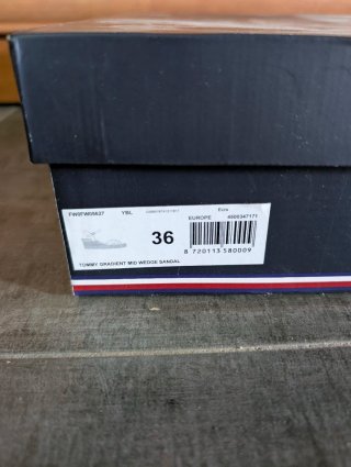 Sandalias Cuña Media Tommy Hilfiger Talla 36