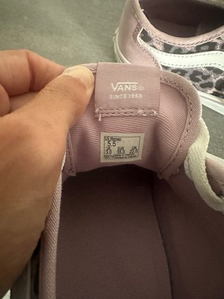 Zapatillas Vans Lila Animal Print