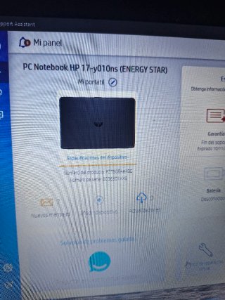 Portatile HP 17 A10 8GB 120 SSD usato Economico