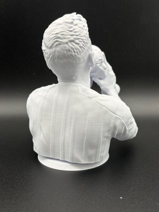 Set 2 statue 3D Messi Ronaldo 17cm
