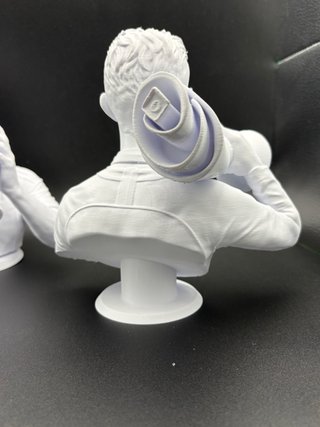 Set 2 statue 3D Messi Ronaldo 17cm