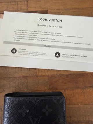 Cartera Louis Vuitton Monogram Negra