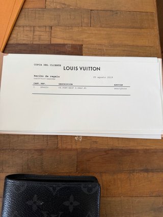 Cartera Louis Vuitton Monogram Negra