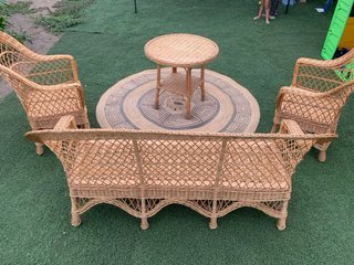 Conjunto Muebles Mimbre Exterior