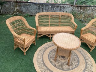 Conjunto Muebles Mimbre Exterior