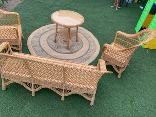 Conjunto Muebles Mimbre Exterior