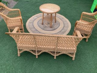 Conjunto Muebles Mimbre Exterior