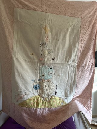 Colcha Cuna Bebé Personalizada